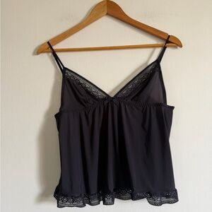 Princesse Tam Tam Intimates Navy Blue Lace Babydoll Camisole size  XS EUC